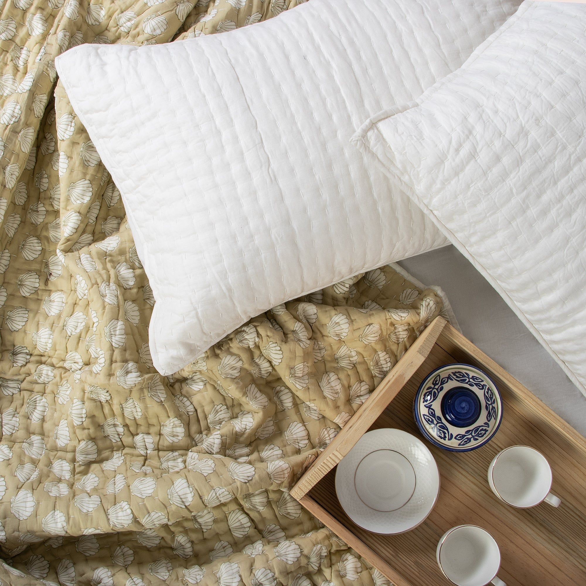 Premium Hand Block Soft Comfort Blanket Quilts For Winter